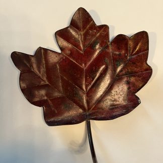 Fall decoration maple leaf candle tray